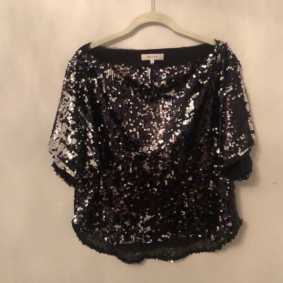 milly sequin top